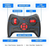 Rechargeable Remote Control Tractor Toy for Kids | RC Farming Tractor with Lights, Sound & Drift Mode