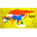 Asia Geography Game, Educational Games for Kids, Kids Geography Puzzle, Learning Puzzle for Children, World Map Puzzle for Kids,