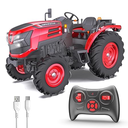 Rechargeable remote control tractor toy for kids