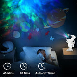 Kiddivilla Star Galaxy Night Light Lamp – 10W Portable Projector, Remote Controlled (Off White)