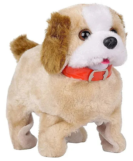 Battery Operated Back Flip Jumping Dog With Sound & Music