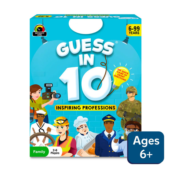 Kiddivilla Guess in 10: Inspiring Professions | Trivia card game (ages 6+)