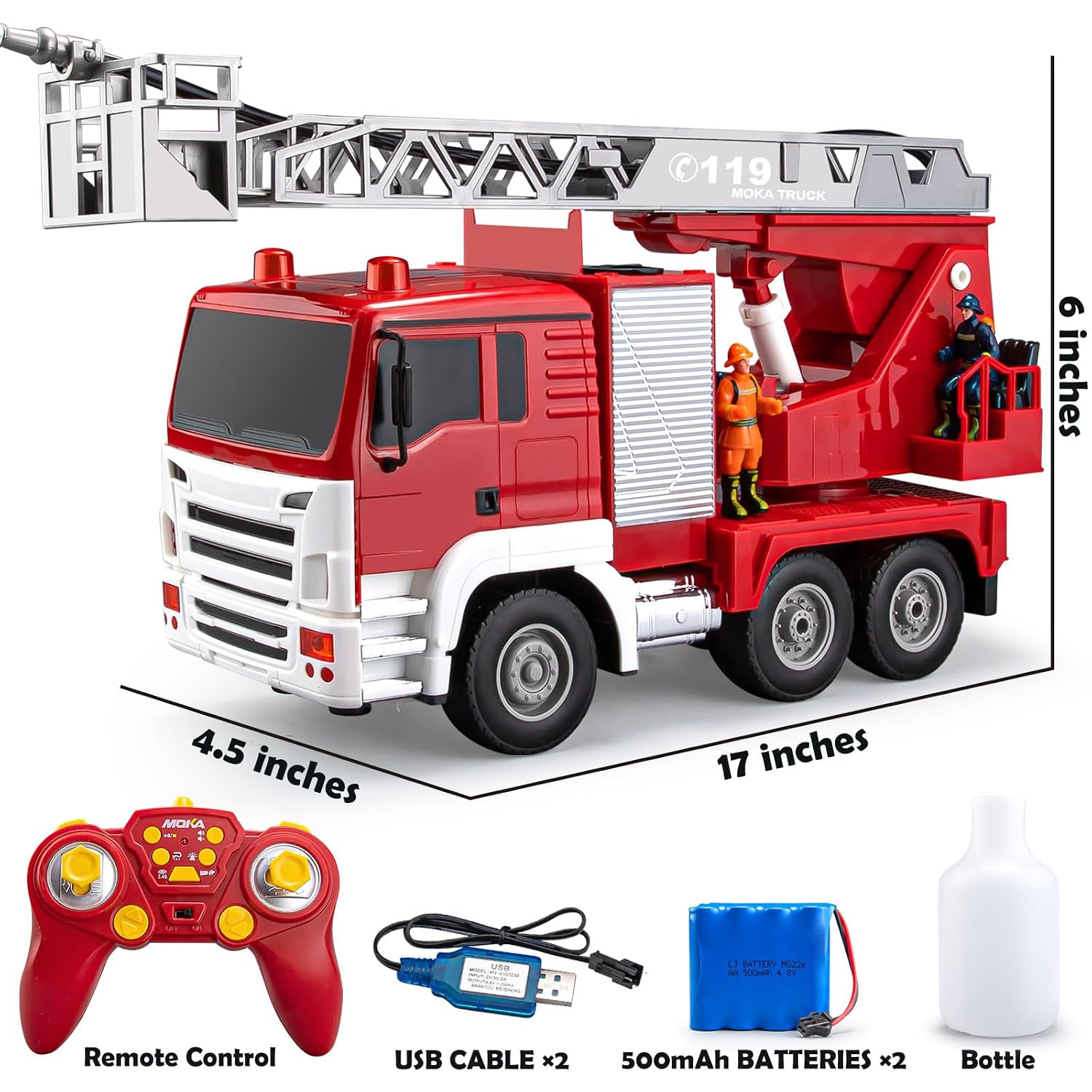 16.5 inch RC firetruck