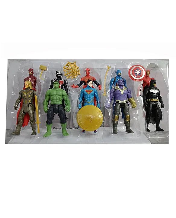 Avengers Super Hero Action Figure Toy Set of 10