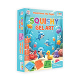 Squishy Gel Art DIY Kit, 3D Colorful Soft and Squishy Sea Creatures, STEAM Learning Activity Set, Magic Water Gel Toys for Girls and Boys Ages 7+ Years
