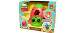Kiddivilla Melon Match Shape Sorter Educational Toy, Learning Numbers and Blocks, Ages 3+, Watermelon Design with Threading Activity, Colourful Building Blocks