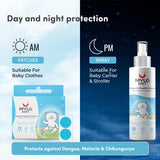 Baby Mosquito Spray (100 ml) & Mosquito Patches for Kids (24 Patches)