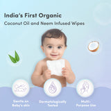 Gentle Baby Wipes With Lid (Pack of 2) + Mosquito Patches (Pack of 24)