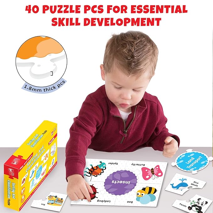40  Pcs Puzzle set