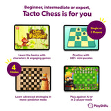 "TACTO CHESS : The ultimate brain game made easy with Tacto Chess Turn your tablet into an interactive chessboard!"