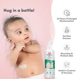 Baby Essentials Gift Set - Baby Body Wash & Shampoo (200ml), Baby Lotion (200ml), Coconut Oil (200ml), Tummy Roll On (40ml) & Gentle Baby Wipes with Lid (80 wipes * 3packs)