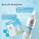 Baby Mosquito Spray (100 ml) & Mosquito Patches for Kids (24 Patches)
