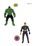 Superhero Action Figure Set with Movable Parts – 10 Pieces