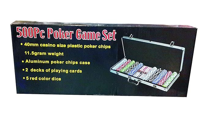 500pc poker game set