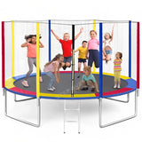 Trampoline (10FEET) for Kids |Adults || Indoor |Outdoor (Supports Upto 185kgs)||Enclosure net and Poles Safety Pad Jumping Mat ||Heavy Duty||2025 Edition