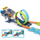 Loop-Stunt Race Car Track Set- 2 Friction Cars