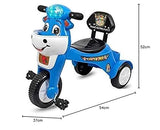 KIDDIVILLA Trike Happy Birthday Ride-On With Music & Light (Red), Kid Tricycle