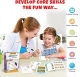 Little Berry Jumbo Write and Wipe Flash Cards: Activity | 64 Brain-Boosting Activities for Toddlers | 32 Reusable Double-Sided...