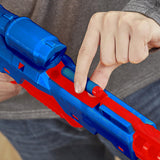 Nerf Alpha Strike Wolf LR-1 Blaster Gun with Targeting Scope, 12 Nerf Darts