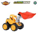 Mini Machines Free Wheel Construction Bulldozer Truck with Movable Parts Realistic & Educational Toy for Kids Construction Vehicle Multicolor Age 3+