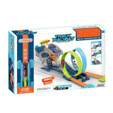 Loop-Stunt Race Car Track Set- 2 Friction Cars