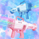 32 Hole Blaster Bubble Machine Gun Rocket Bubble Launcher