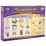 Imagimake Celebration Kit | 25+ Exciting Craft Projects for Kids | 500+ Craft Supplies | Art & Craft DIY Kit for Ages 5 to 12 | Great for Birthdays, School Projects & Travel, Multicolor