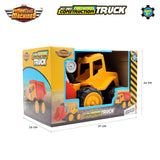 Mini Machines Free Wheel Construction Bulldozer Truck with Movable Parts Realistic & Educational Toy for Kids Construction Vehicle Multicolor Age 3+