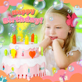 Magical Birthday Cake Automatic Bubble Machine