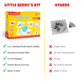 Set of Sorting & Classification Play & Learn Jigsaw Puzzle (40 Pieces), Brain Boosting Activity Book | 5 Different Puzzle Games | Learning & Educational Toy for Boys & Girls Above 3 Years