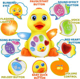 Musical Cute Dancing Duck Toy With LED Lighting