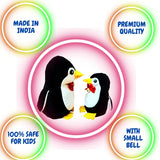 Penguin Soft Toy Combo with Bell and Bow for Kids Boys Girls Size 30 cm