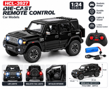 Black RC Thar, RC Car with Lights
