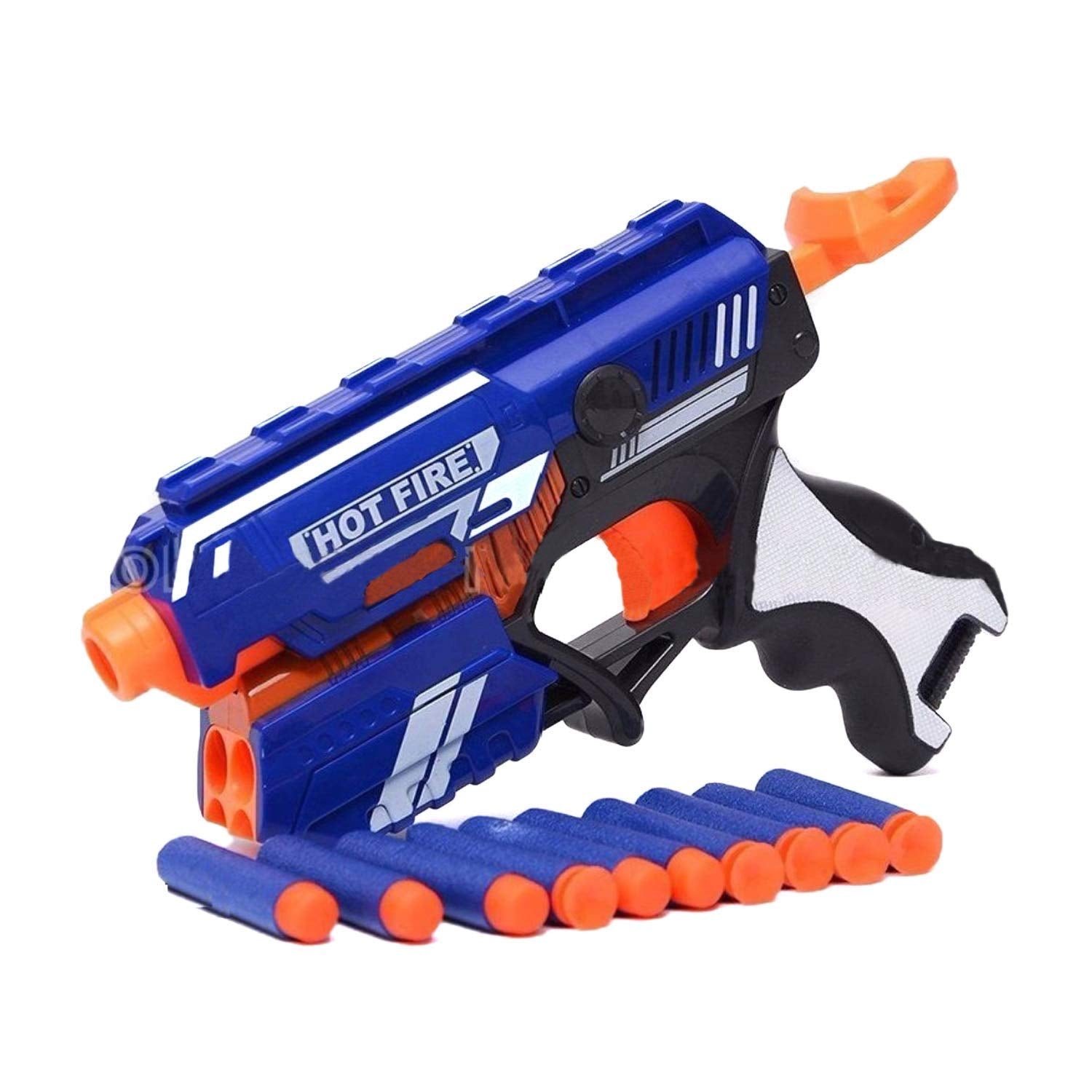 Blaze Storm Hot Fire Soft Bullet Gun Toy with 10 Safe Soft FoamBlaze Storm Hot Fire Soft Bullet Gun Toy with 10 Safe Soft Foam