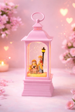 Romantic LED Snowfall Lantern for Couples | Valentine’s Day Gift Lamp with Glitter & Light