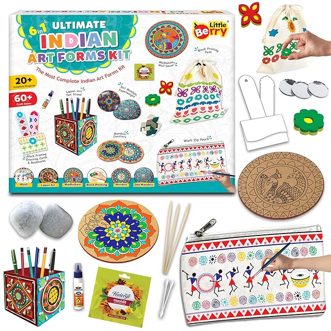 Indian Art Forms Kit with packaging