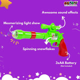 Battery Operated 3D Projection Strike Toy Gun with Vibrant Light & Sound Effects