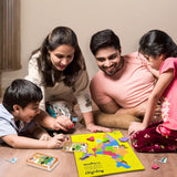 ImagiMake Mapology India Map with Flashcards