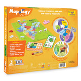 ImagiMake Mapology India Map with Flashcards