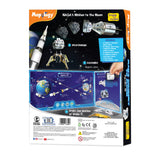 ImagiMake Mapology Man's Journey To Moon Mission Apollo 11