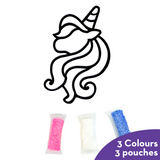 ImagiMake  Clay Stickers  - Unicorn