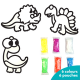 ImagiMake  Clay Sticker - Dino Pals