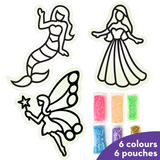ImagiMake Clay Stickers - Princess