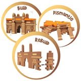 ImagiMake Mapology Monuments of India - Red Fort & Hawa Mahal