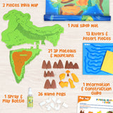 ImagiMake Mapology - Physical Features of India