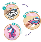 ImagiMake  Clay Stickers  - Unicorn