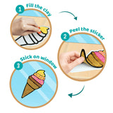 ImagiMake Clay Sticker - Ice Cream