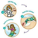 ImagiMake Clay Stickers - Princess