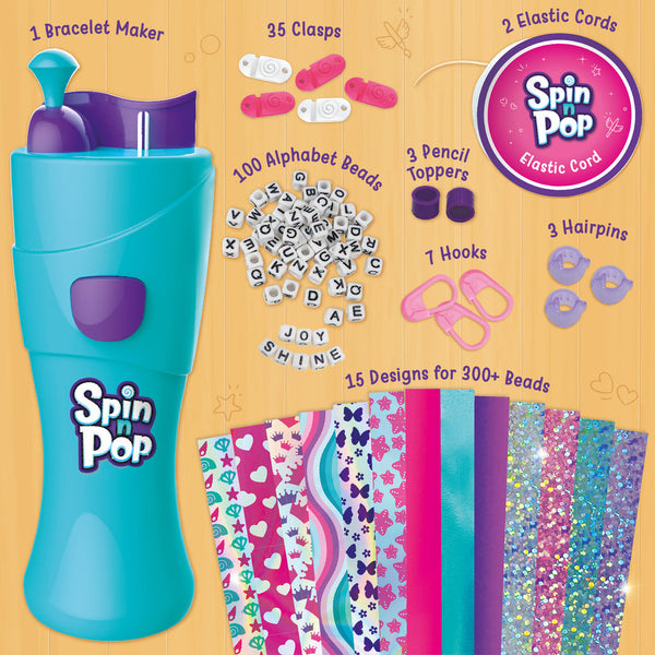 ImagiMake  Spin n Pop - Beads Studio: Bracelets, Braids & More