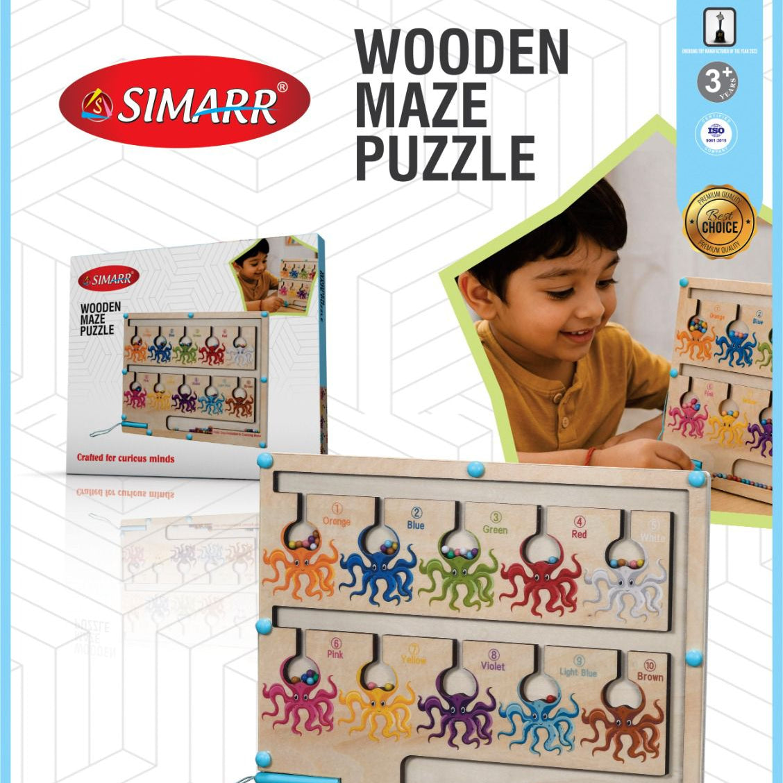 Magnetic Wooden Maze Puzzle